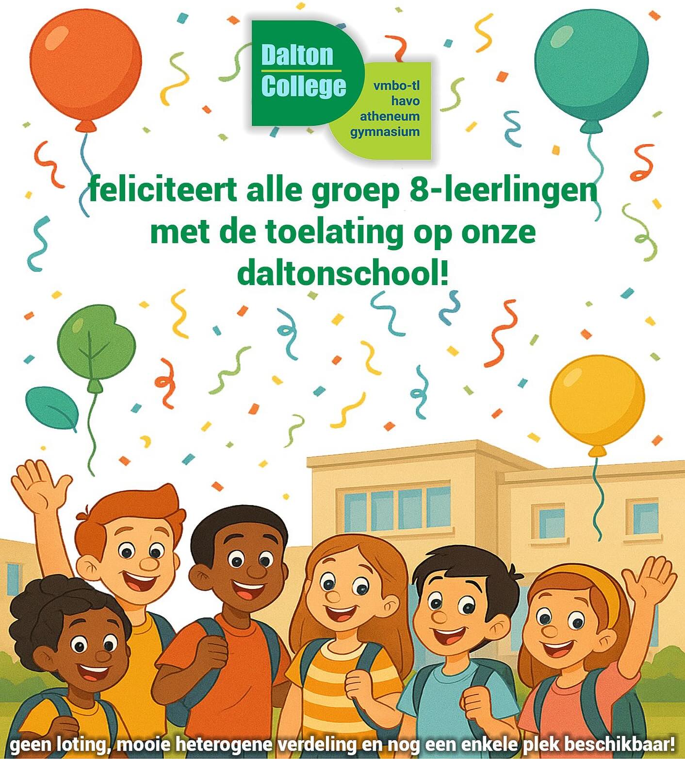 Welkom bij ons op school, lieve groep-8-leerlingen🥳🥳🥳We zien jullie gauw bij de kennismakingsgesprekken! #gefeliciteerd #toelating #groep8 #brugklas #kennismakingsgesprek #daltoncollege #daltonvoorburg #daltononderwijs #voorburg #leidschendam #ypenburg #mariahoeve #bezuidenhout #rijswijk #leidschenveen #nootdorp #pijnacker #delft