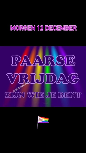Morgen is het Paarse Vrijdag 💜. Dit is de dag waarop leerlingen en docenten laten zien dat iedereen de vrijheid zou moeten hebben om zichzelf te zijn🥳🏳️‍🌈Trek jij ook iets paars aan🟣? Accessoires zijn ook prima🌈#gsa #jezelfzijn #paarsevrijdag #vrijheid #leerlingen #docenten #dalton #daltoncollege #daltonvoorburg #daltononderwijs #voorburg #leidschendam #leidschenveen ##bezuidenhout #rijswijk #mariahoeve #pijnacker #voorschoten