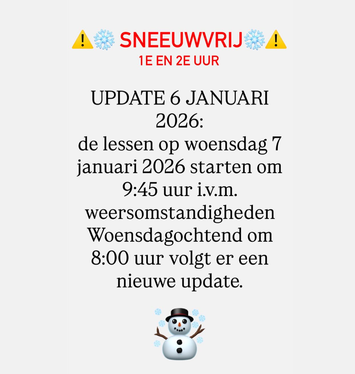 #sneeuwvrij #ijspret #daltoncollegevoorburg #daltonvoorburg #doevoorzichtig