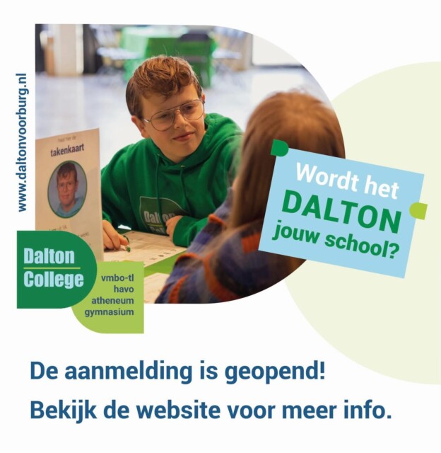 De aanmeldperiode op het #daltoncollegevoorburg is begonnen 🥳
Schrijf je snel in! 
#groep8 #schoolkiezen #brugklas #inschrijven