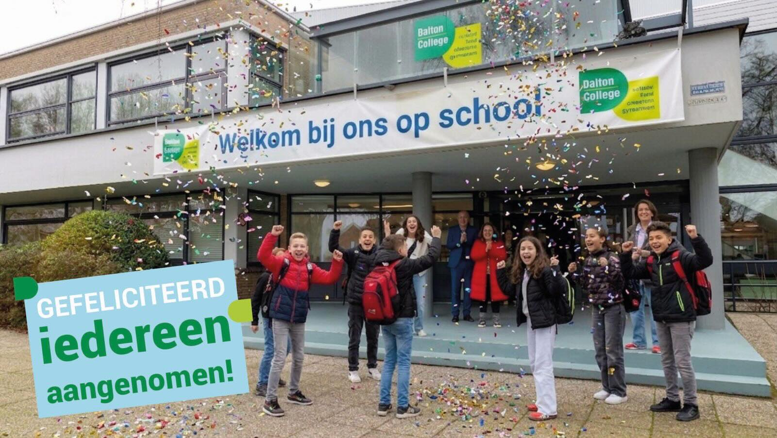 Gefeliciteerd groep 8🎈! Welkom op het Dalton College💚250 leerlingen zijn aangenomen🥳.We kijken ernaar uit om jullie te ontmoeten 😊Tot gauw!

#daltoncollegevoorburg #welkom #groep8